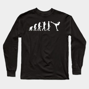 Funny Figure Skating Evolution Gift For Figure Skaters Long Sleeve T-Shirt